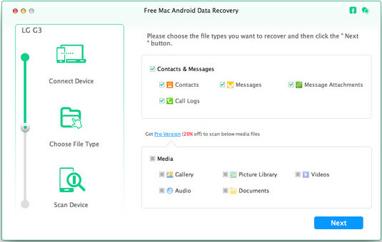 Mac FoneLab Android Data Recovery 3.1.6 Download